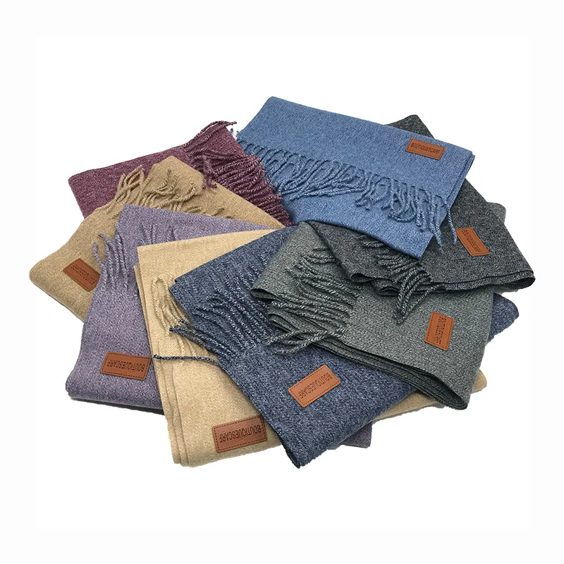 

1PC Autumn Summer Women Scarf Thin Shawls Wraps Lady long Solid hijab Stoles Cashmere Pashmina Cashmere Shawl Head Scarves 2019