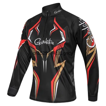 

New Gamakatsu Fishing Clothing Summer Men Long Sleeve Outdoor Hiking Cycling Fishing Jacket Quick Dry Breathable Fishing Shirts