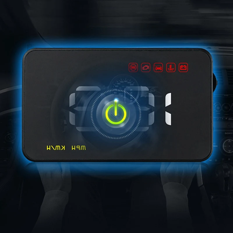 Автомобильный HUD Дисплей OBD2 II EUOBD превышение скорости Предупреждение Системы проектор для ветрового стекла автоматический электронный Напряжение сигнализации