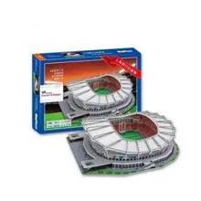 Шанхай Hongkou футбольный стадион 3D Бумага DIY головоломки 3422 модель Обучающие комплекты игрушек дети мальчик подарок игрушка