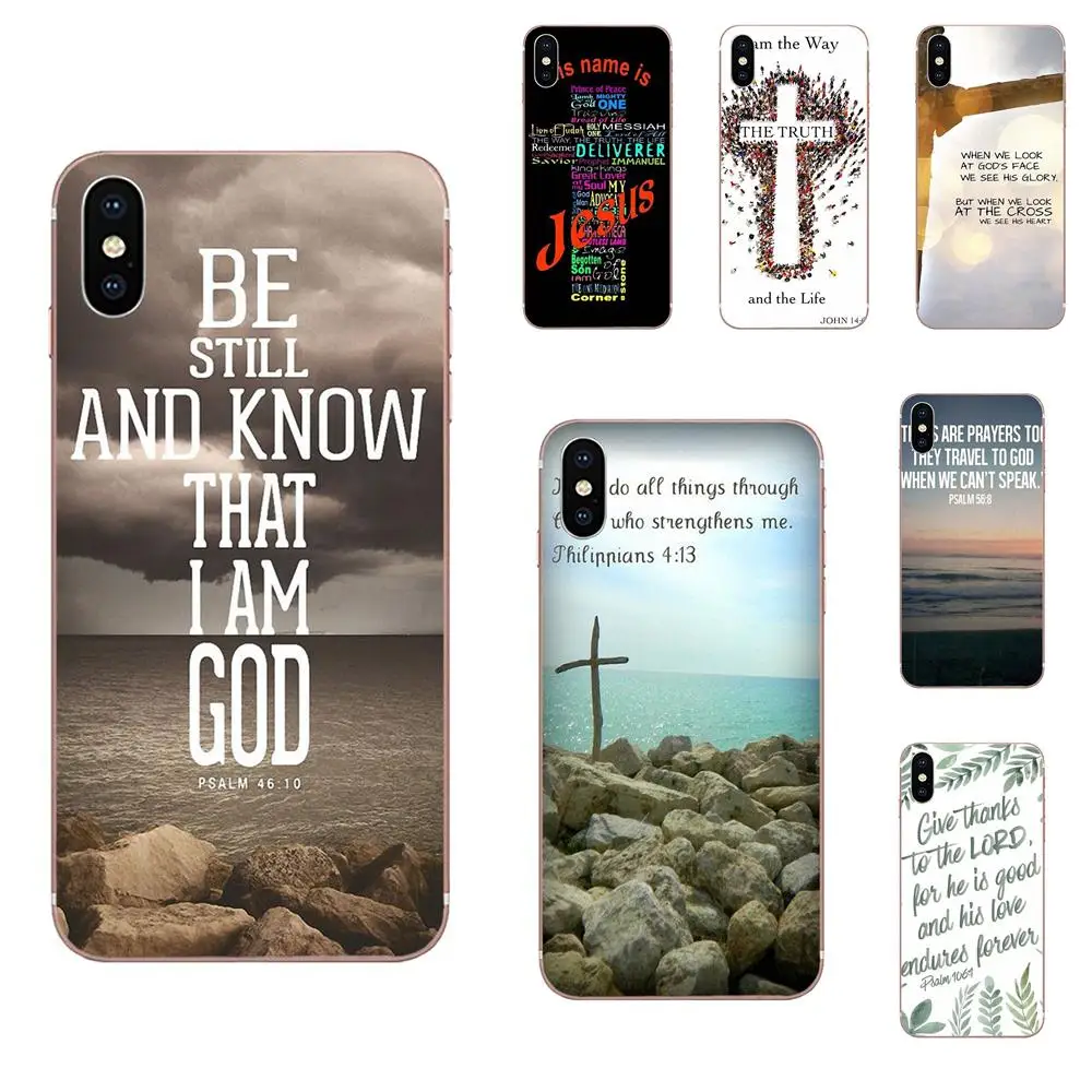 

TPU Accessories Case Christ Jesus Bible Verse Cross For Xiaomi Redmi Mi 4 7A 9T K20 CC9 CC9e Note 7 9 Y3 SE Pro Prime Go Play