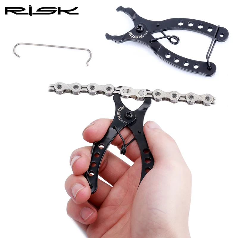 Rischio Mini Bike Chain Quick Link Tool Con Gancio Multi Link Pinza Mtb Road Ciclismo Morsetto Catena Fibbia Magica Kit Di Attrezzi Per Biciclette