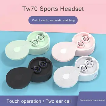

Macaron TWS 5.0 Bluetooth wireless earphone Handsfree Stereo Wireless Bluetooth Earbuds With Mic Charging box
