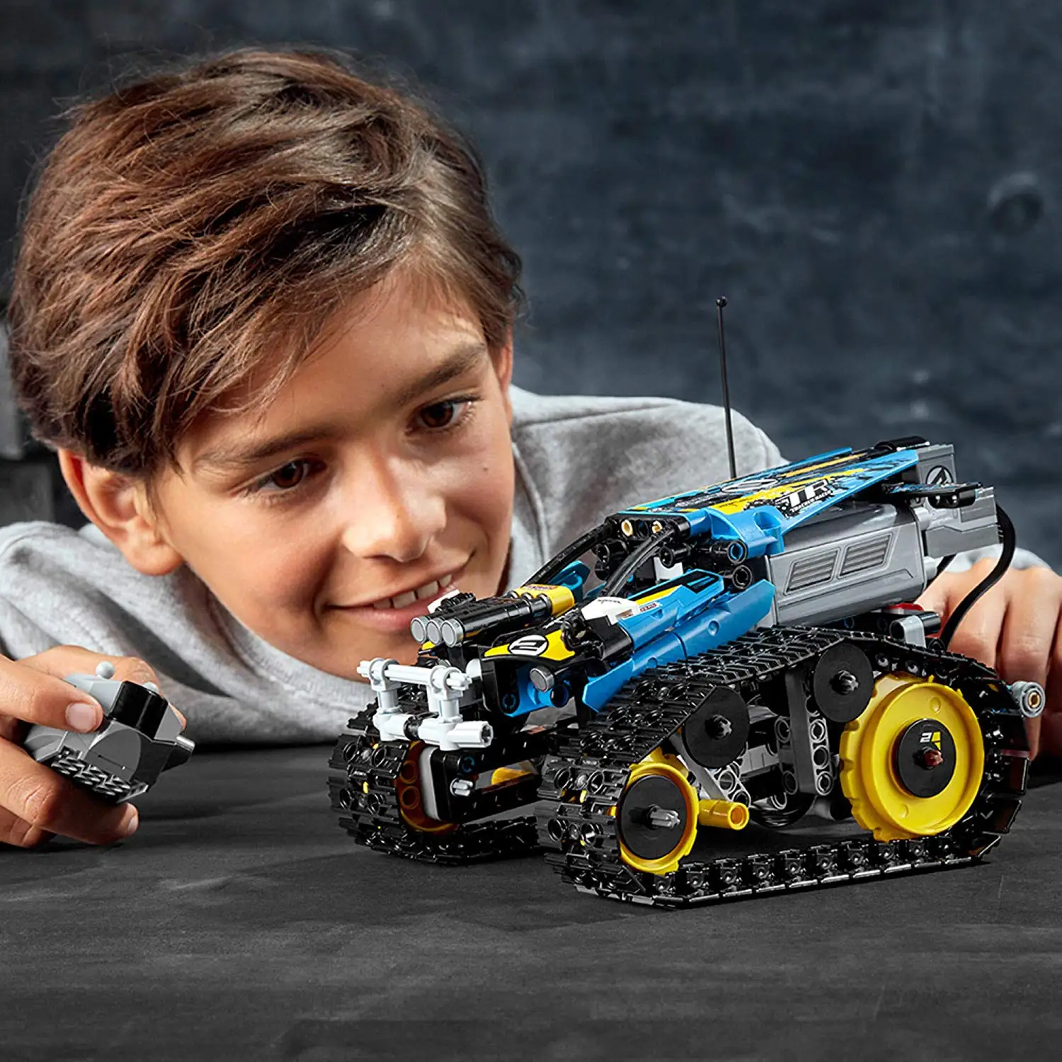 DIY Technic серии RC автомобиль трюк строительные блоки кирпичи дистанционное управление гонки развивающие игрушечные машинки рождественские подарки для детей