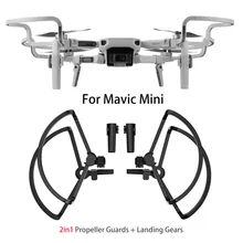 2 in 1 Quicke Release Foldable Propeller Guards With Landing Gear For DJI MAVIC MINI Drone Camera Accessories