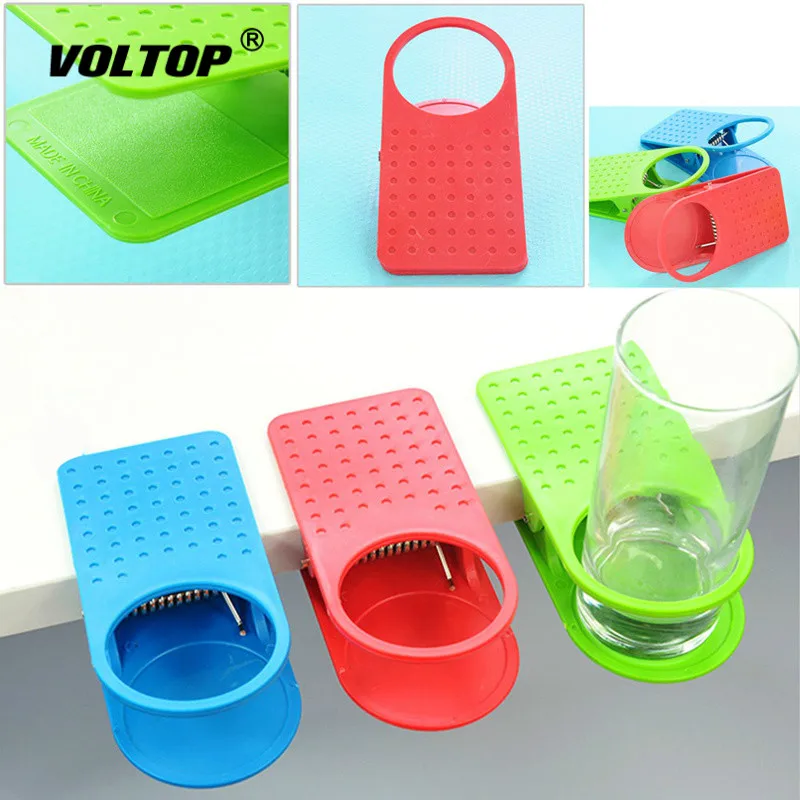 

Fashion Cup Coffee Drink Holder Car Organizer Clip Use Home Office Desk Table Car Interior Accessories Random Color