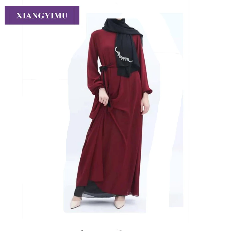 F888-6, марокканский кафтан абайя Vestido terciopelo Chaplet islamique мусульманское женское платье с длинным рукавом и принтом на Ближнем Востоке