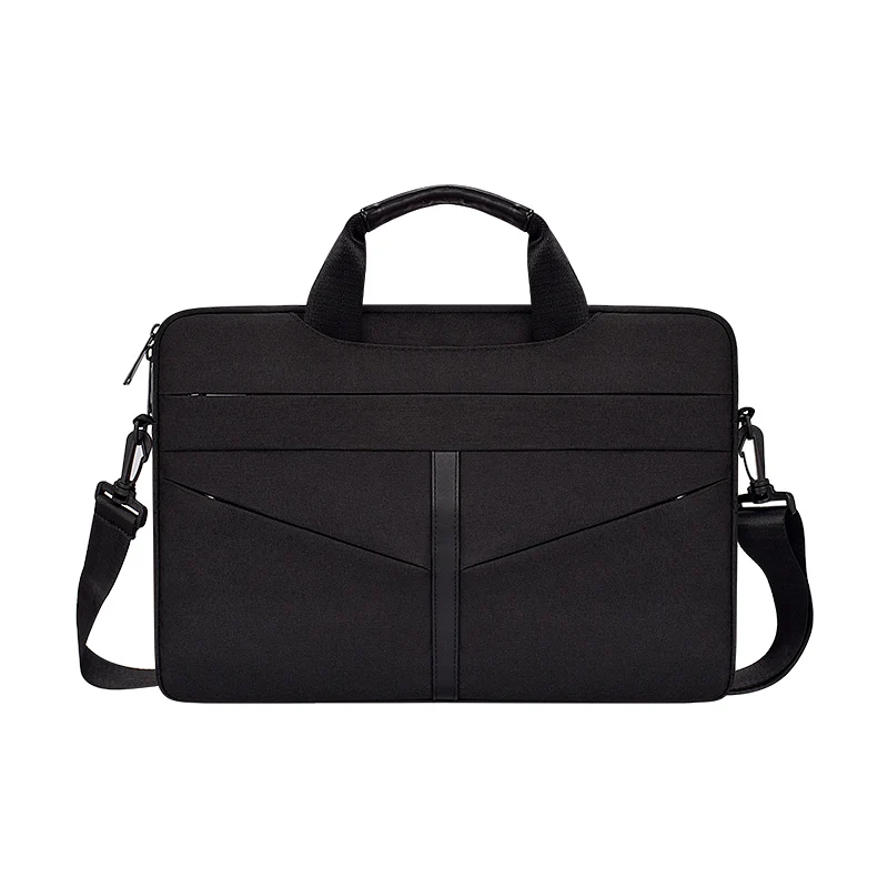 Black Сумка для ноутбука 13,1, 14,1, 15,6 дюймов, чехол для ноутбука Macbook Pro, Air 13, сумка через плечо, чехол для ноутбука Xiaomi, hp, Dell, acer - Цвет: Black