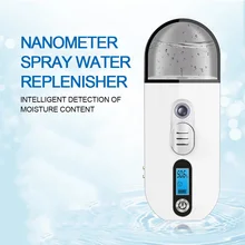USB портативный спрей-бутылка для лица тестер влажности 28 мл нано мистер Пароварка для лица увлажняющий небулайзер для кожи инструменты для ухода за лицом красота