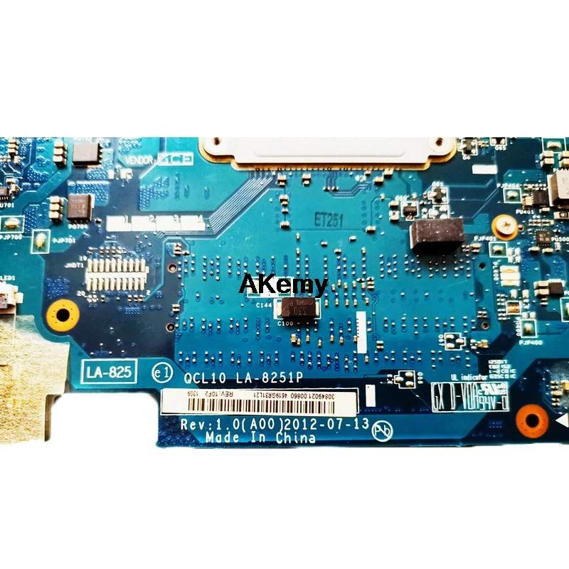 Оригинальная материнская плата для ноутбука dell 15R 521R CN-04VMVX 04VMVX 4VMVX QCL10 LA-8251P