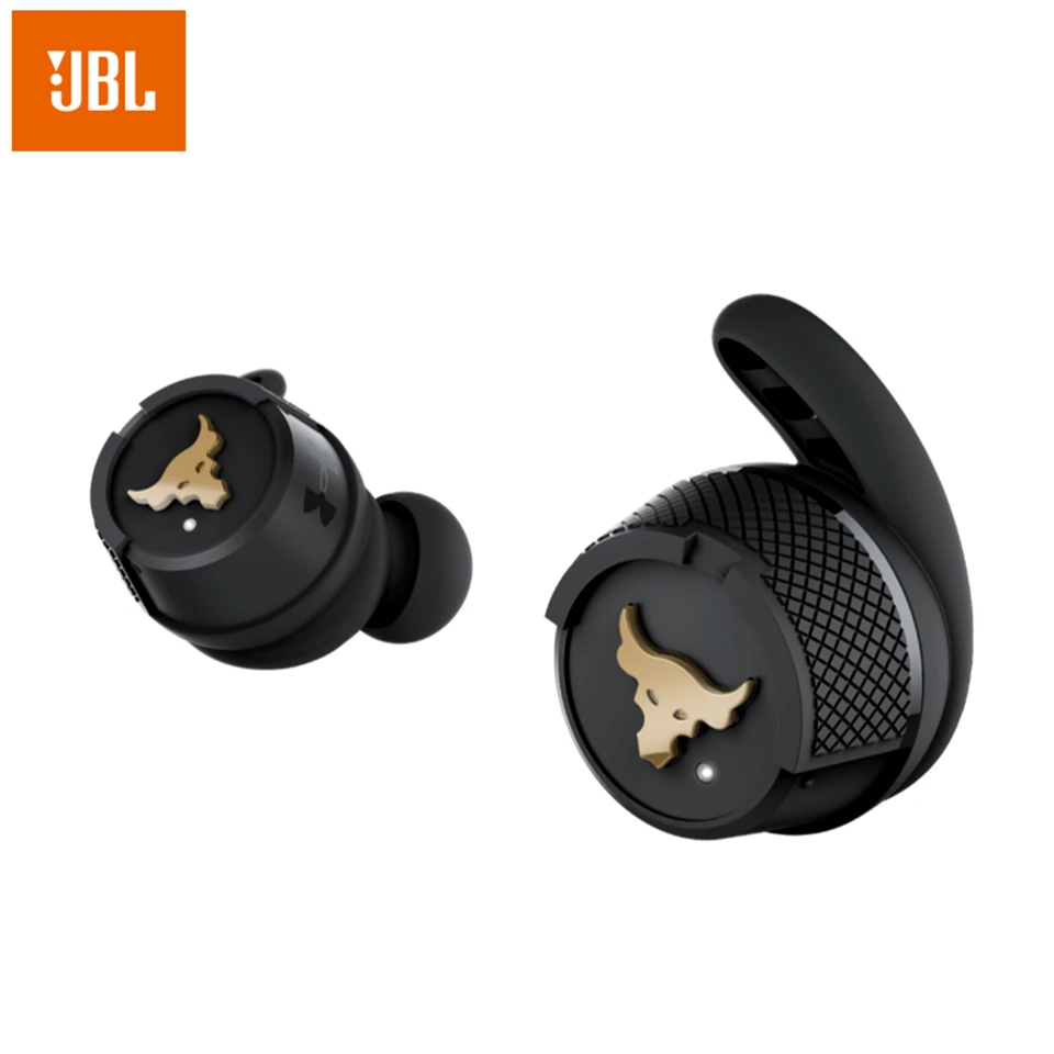 Original JBL UA FLASH PROJECT ROCK Ture Wireless Earphone Bluetooth Sport Waterproof Earbuds Handsfree Call with Mic Charge Box