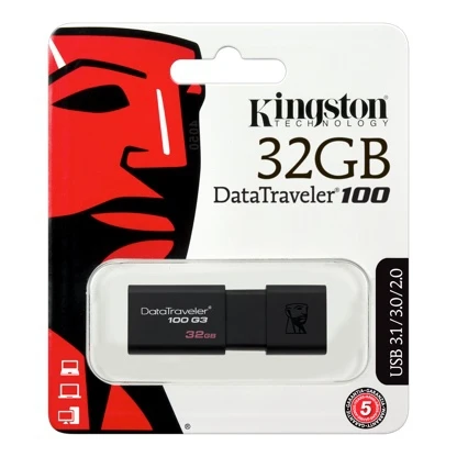 Kingston DataTraveler 100 G3 flash Drive USB3. 0 negro ► Foto 3/6