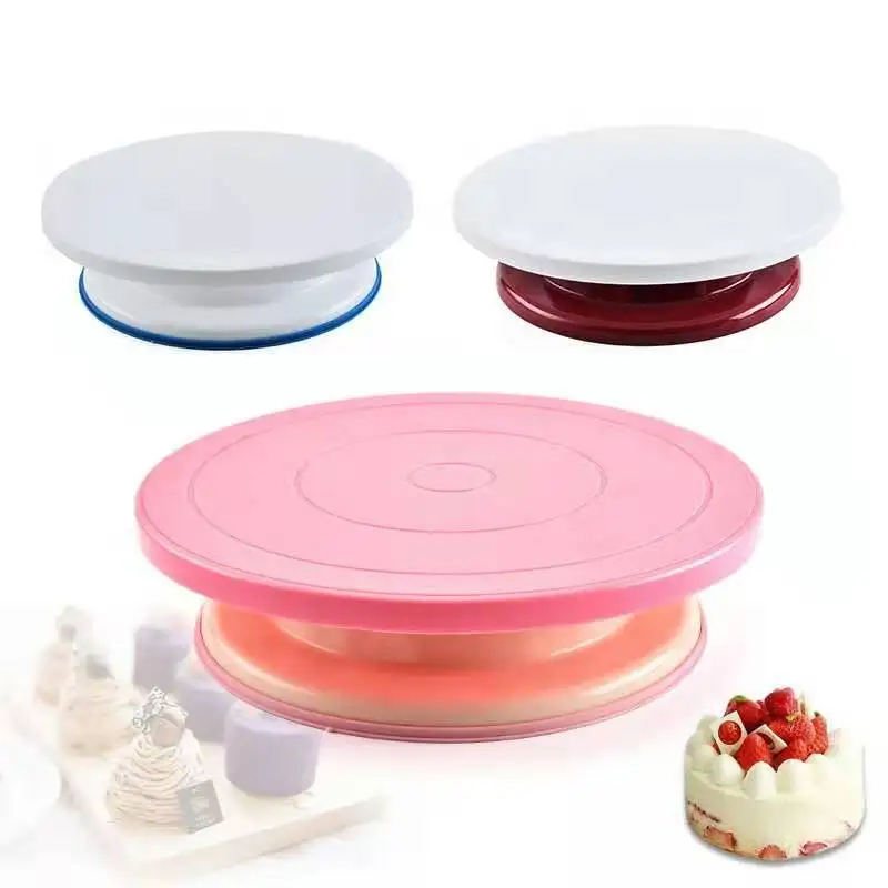 Spinning Cake Stand Decorating  Cake Turntable Rotating Platform - 11 Cake  Stand - Aliexpress