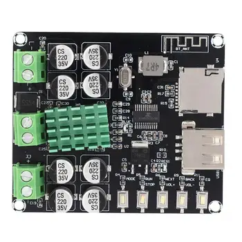 

VHM-302 TPA3116D2 2x50W Dual Channel Digital Stereo Bluetooth Audio Amplifier Power Amp Board Amplifier Board