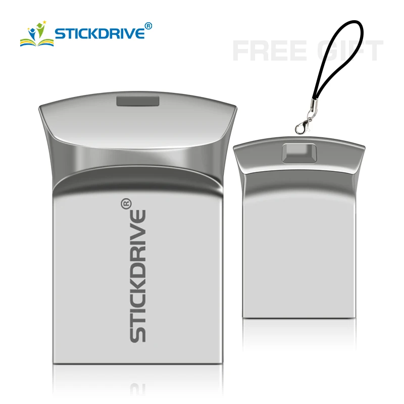 Флеш-диск ультра мини USB флеш-накопитель USB 2,0 карта памяти 16 ГБ 32 ГБ флеш-накопитель 64 Гб 128 ГБ флеш-накопитель с веревочной ручкой