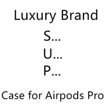 Роскошные брендовые аксессуары для наушников, мягкий силиконовый чехол для Apple Airpods Pro Air Pods 3, защитный чехол для наушников