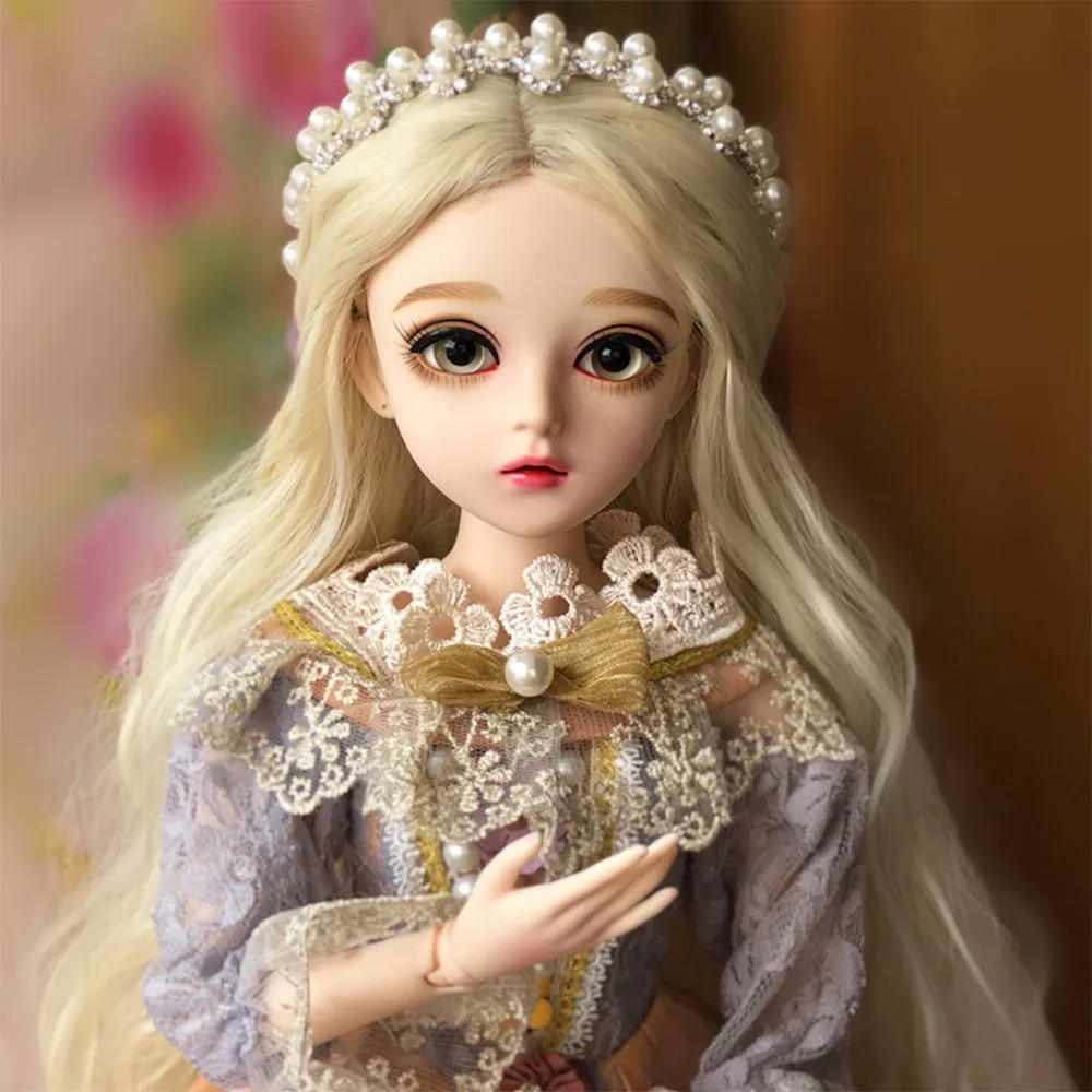 1/3 BJD кукла 60 см элегантная девушка коричневые глаза с одеждой ручной работы игрушка Косметика сменный Eyesball Reborn Кукла Детская Xmans подарки