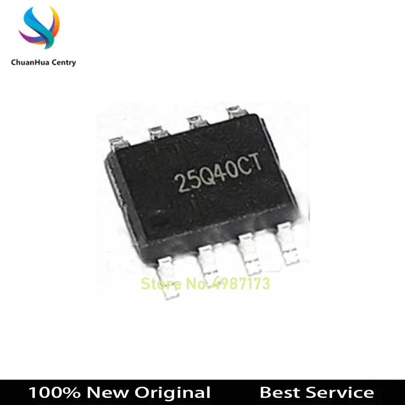 

10 шт./лот GD25Q40CTIG 25Q40CT SOP8 100% новая Оригинальная фотография