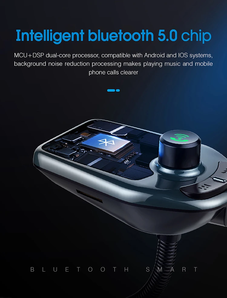 fm-передатчик Автомобильный MP3 беспроводной Bluetooth автомобильный комплект свободные руки с двумя USB Автомобильное зарядное устройство Поддержка TF& U диск