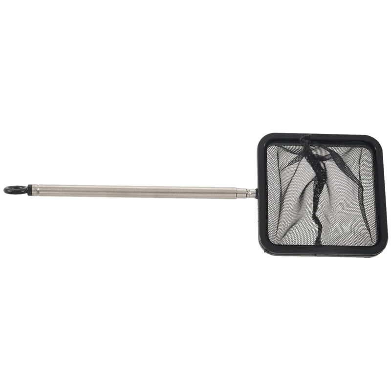 

Fish Tank Rectangle Frame Telescopic Handle Fishing Landing Net