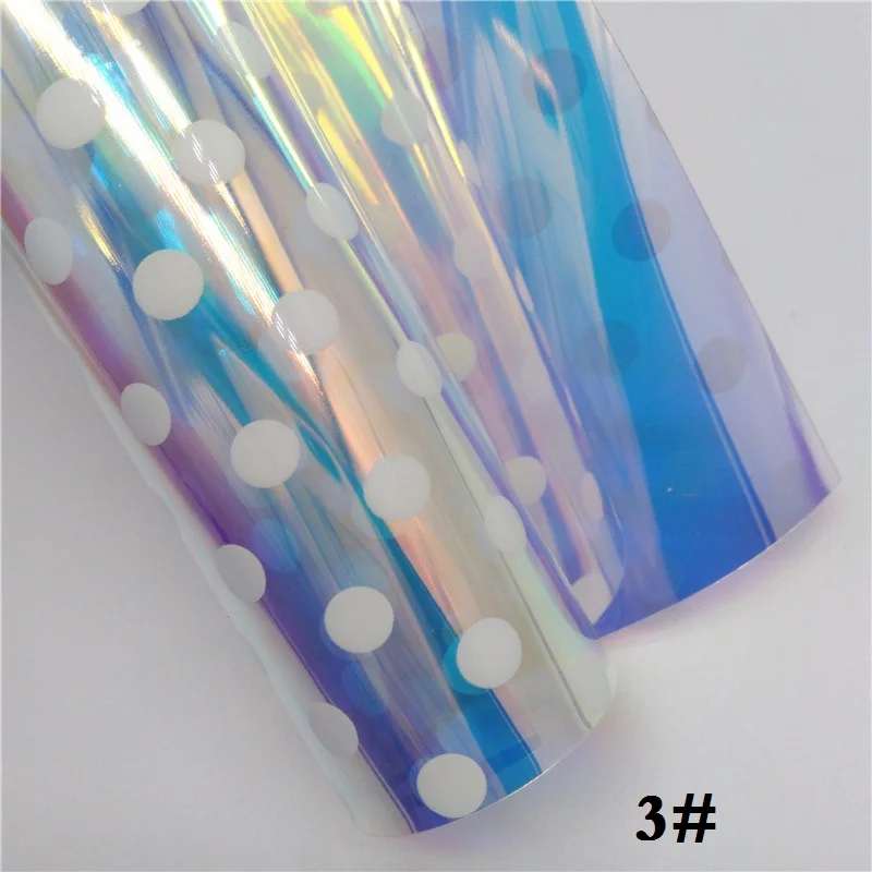 Glitterwishcome 30X134 см мини-ролл прозрачный ТПУ, переливающийся Русалка точки сердца Леопард Звезды леопард кожаные простыни, GM410 - Цвет: 3