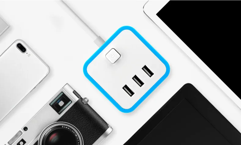 Топ бренд куб разъем модная вилка USB адаптер розетки интеллектное устройство передачи энергии полосы
