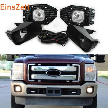 

1set Car Fog Light Assembly For Ford F250/350 SUPER DUTY 2011-2015 Front Bumper Lamp Halogen Bulb Signal Light with Wiring
