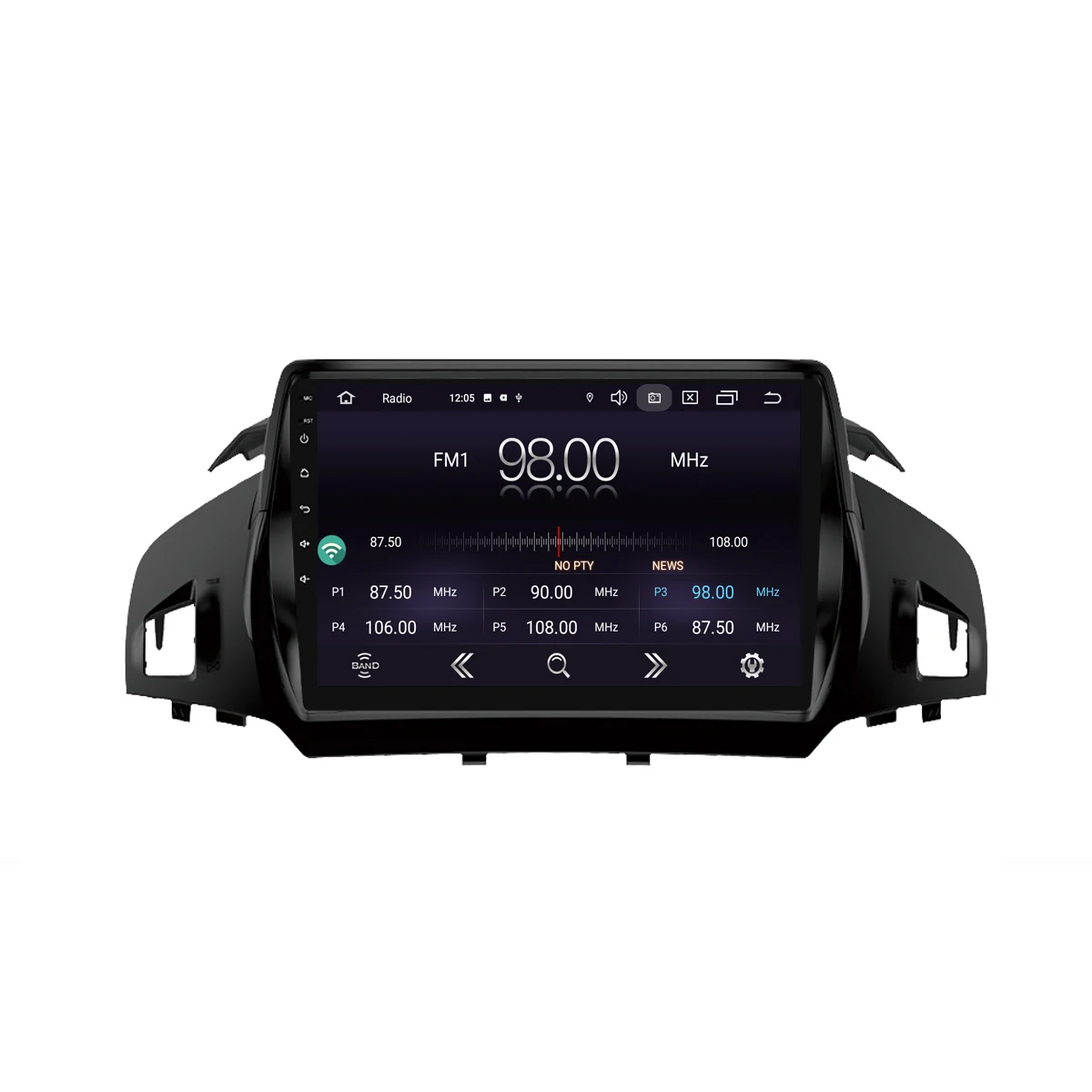 Perfect 9" android 9.0 RAM2G car gps dvd player for Ford kuga escape C-max 2013 2017 car radio multimedia navigation stereo head unit 3