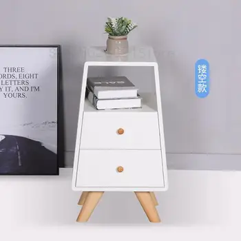

Children's Bedside Cabinet White Side Cabinet Small Bucket Cabinet Bedside Small Cabinet Storage Cabinet Creative Bedside