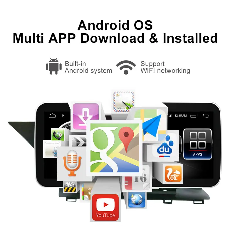 Ugode 2009-12 Android 9,0 экран автомобильный gps навигационная мультимедийная система музыкальный видео плеер для Mercedes Benz GLK300 NTG4.0