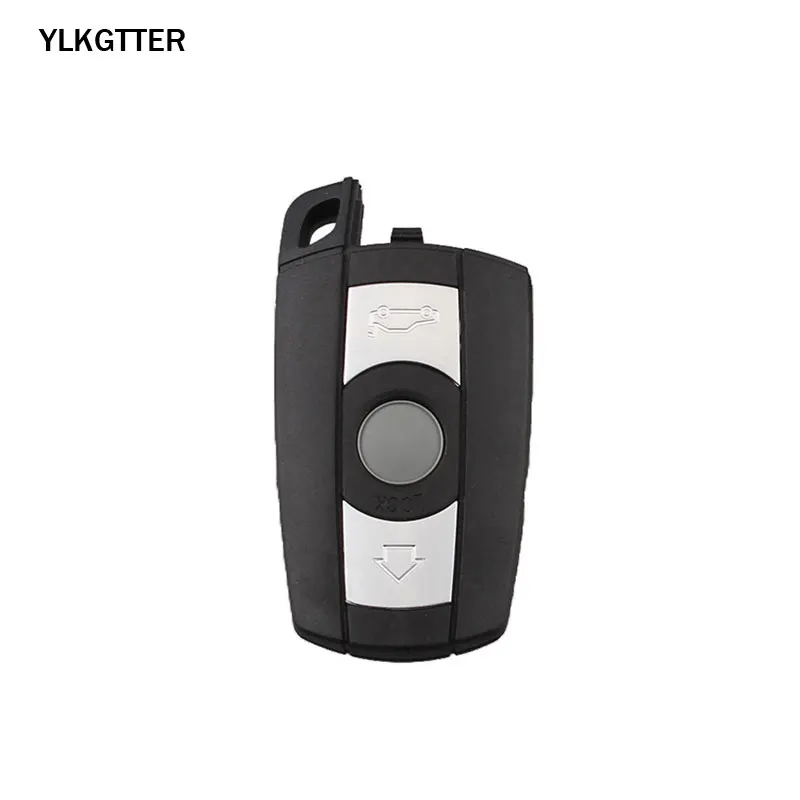 YLKGTTER 868 МГц Автомобильный ключ дистанционный пульт дистанционного управления для BMW 1/3/5/7 серий, CAS3 Системы X5 X6 Z4 автомобиля Управление передатчик с PCF7945 чип - Цвет: Black