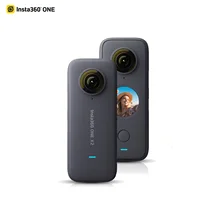 Insta360 um x2 panorâmica ação câmera lcd tela de toque à prova dwaterproof água suporte bala tempo flowstate estabilização 360 câmera