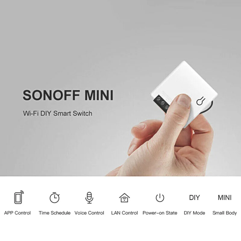 

Newest Mini Wifi Intelligent Dual Control Switch APP Remote Control Smart Switch