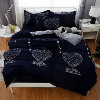 

2018 galaxy Bedding set stars Duvet Cover set twin full Queen King size Bed sheet Bed cover set Pillowcase