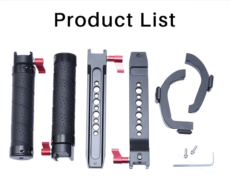 UURig DH13 Двойная Ручка Рукоятка стабилизатор для DJI Ronin S/SC камера Регулируемый удлиненный держатель Руль