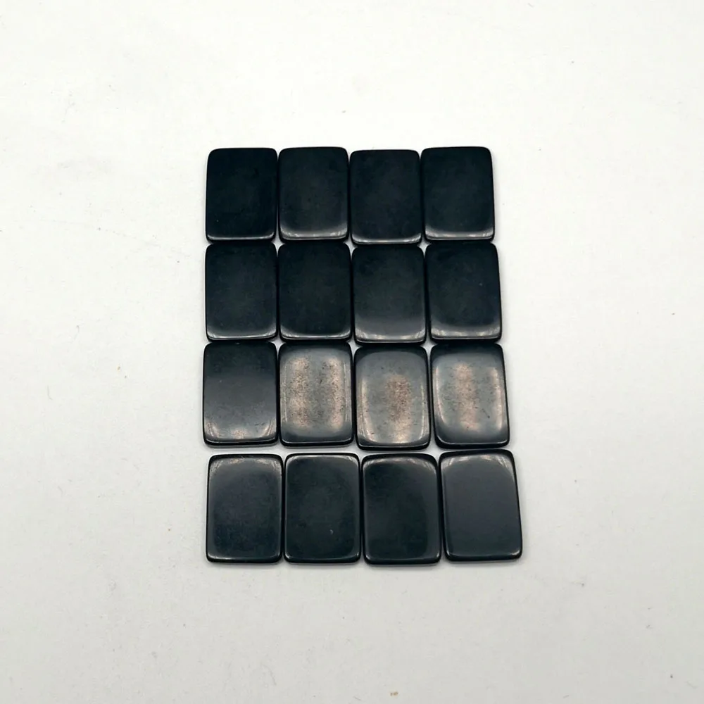 Natural red stone tiger eye Obsidian Double flat bottom square cabochon 10x14MM 12PCS Ring necklace patch Accessories | Украшения и