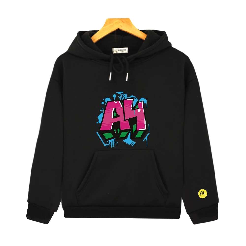 best hoodie for boy Children's Clothing Girls Merch A4 Hoodies Мерч А4 Casual Kids Kawaii Clothes Sweatshirts for Boy Cartoon Long Sleeve Costumes sweatshirt kid from vine