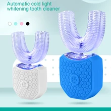 360 градусов интеллектуальная автоматическая звуковая электрическая зубная щетка UType 4 ModesTooth щетка usb зарядка зубная белая мягкая головка щетки