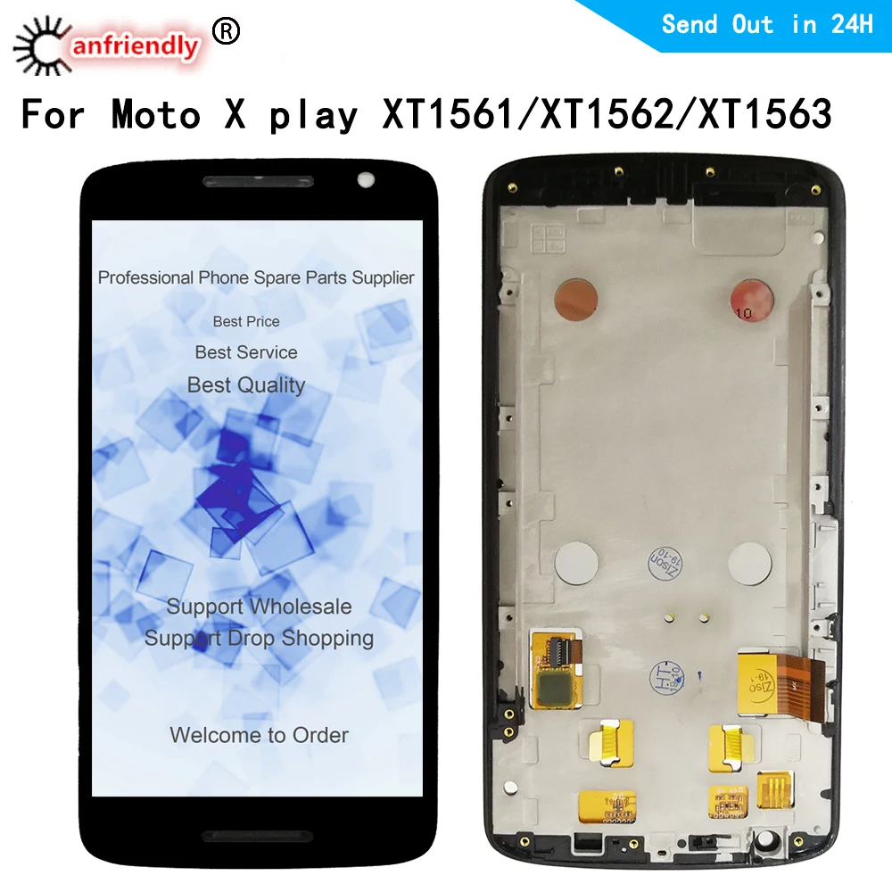 LCD For Motorola Moto X Play XT1561 XT1562 XT1563 Lcd Screen Display+Touch Glass Digitizer Assembly XPlay | Мобильные телефоны и