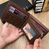 Billetera personalizada de cuero PU para hombre, billetera masculina de cuero sintético de alta calidad con grabado, monedero pequeño para hombre, billetera con foto personalizada, regalo de lujo para hombre ► Foto 3/6