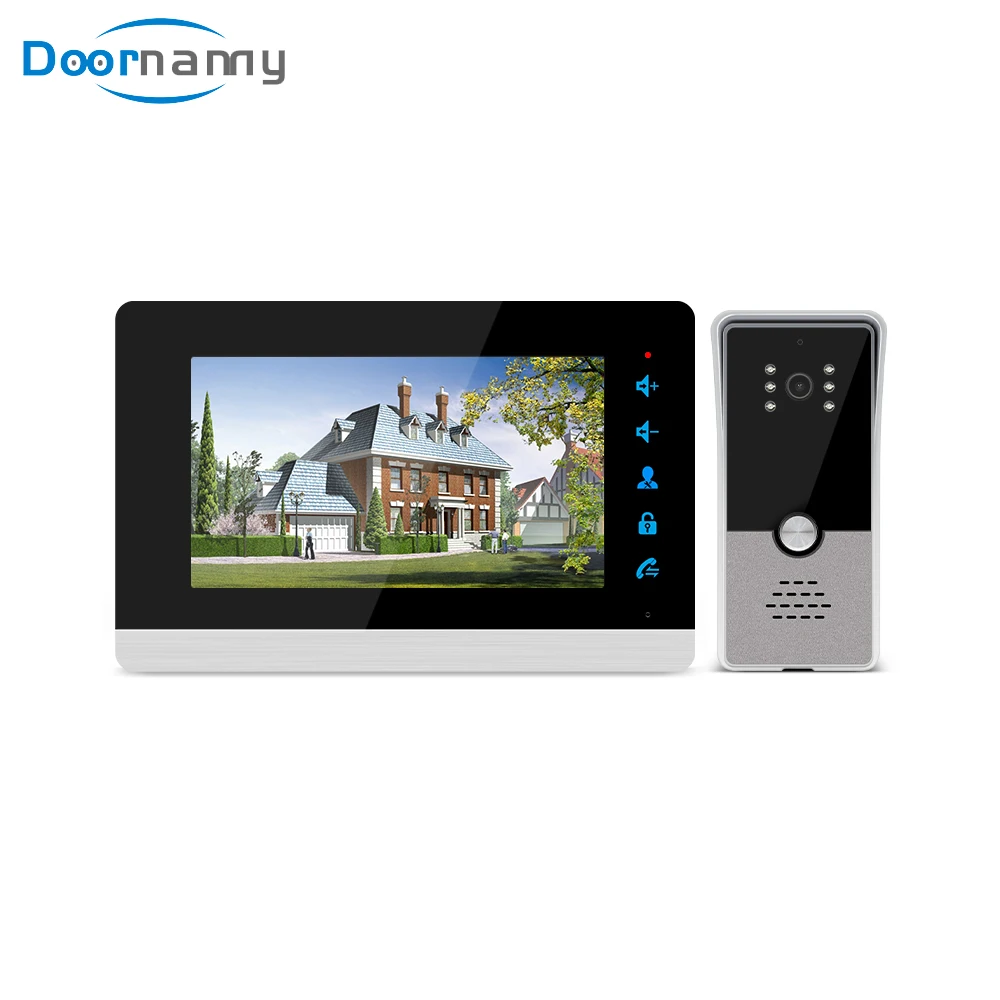 Doornanny-Sistema de videoportero con 4 cables, sistema de Control de acceso para casa, apartamento, timbre, videoportero