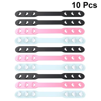 

10pcs Soft PP Ear Protector Adjustable Mask Extension Buckle Mask Rope Hooks Mask Accessories (Mixed 3 Colors)