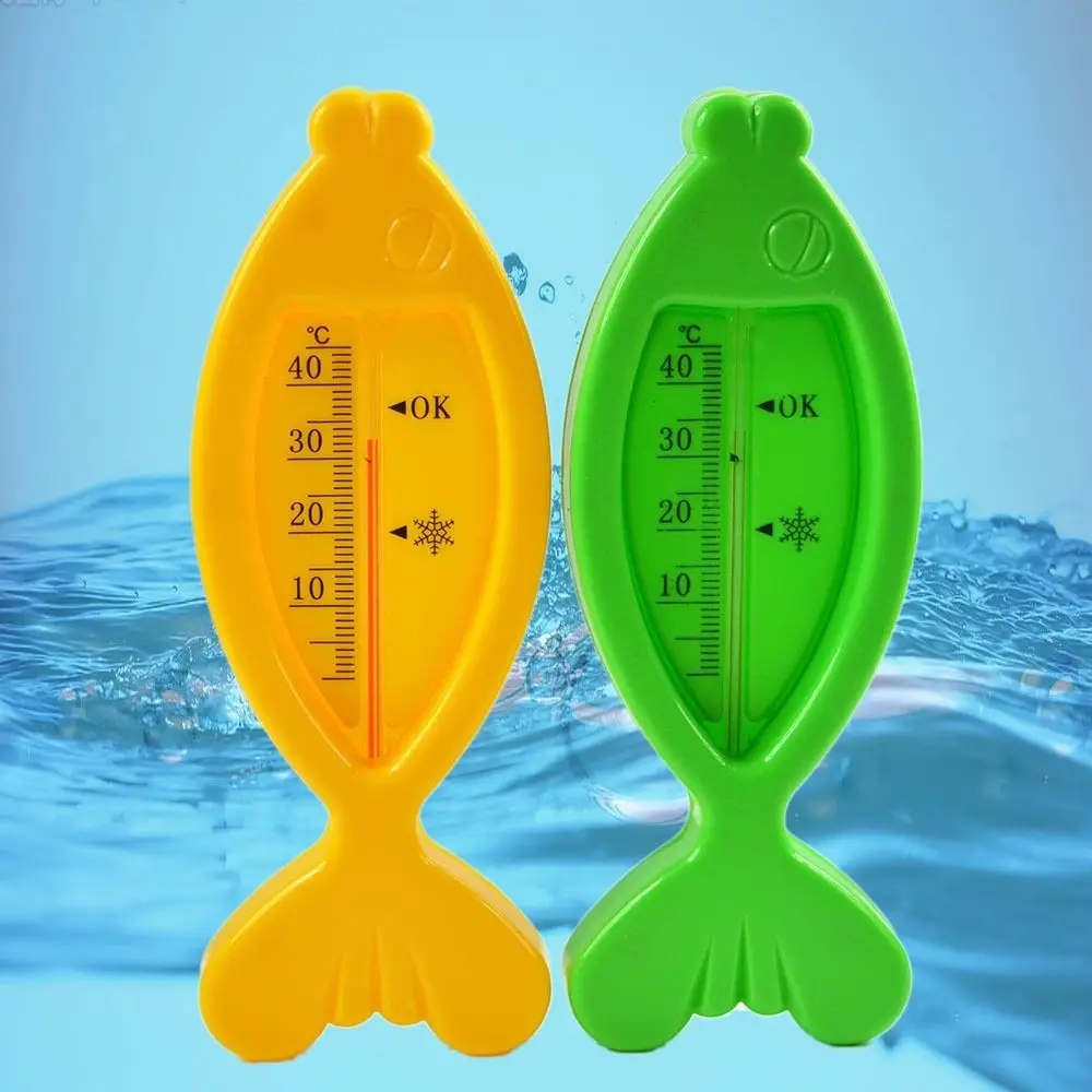 

Tub Sensor Water Floating Baby Plastic Fish Bath Float Lovely Toy Thermometer