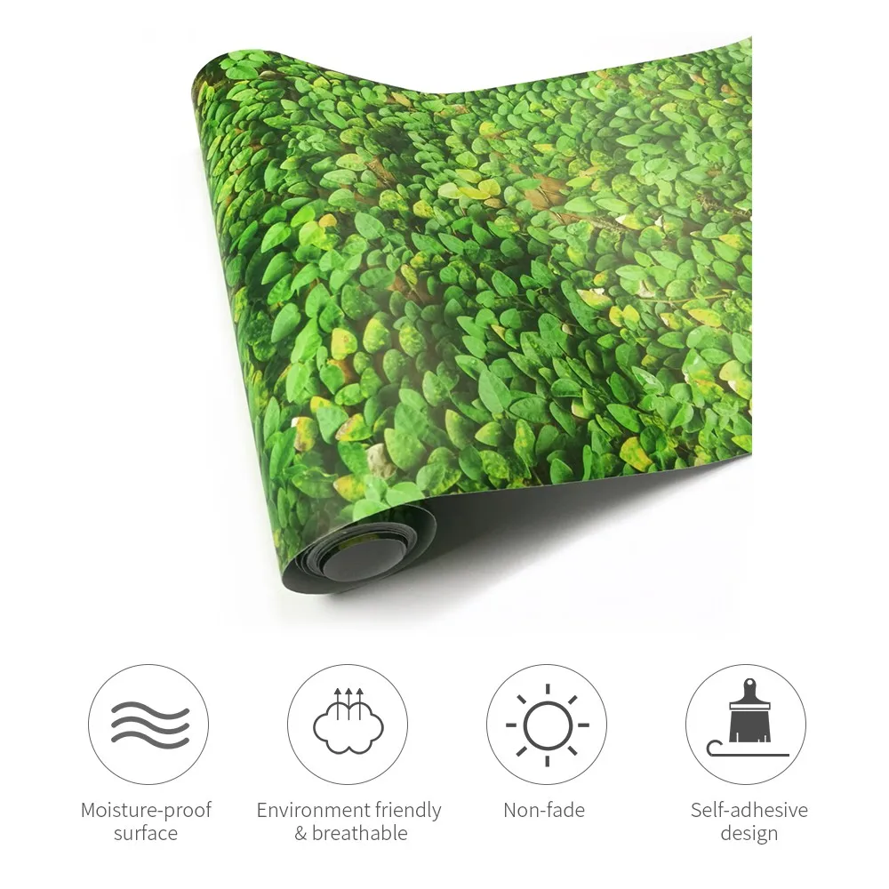 125 * 16 Inches PVC Waterproof Paper Stickers Covering Decals Home Decor Wall Stickers Room