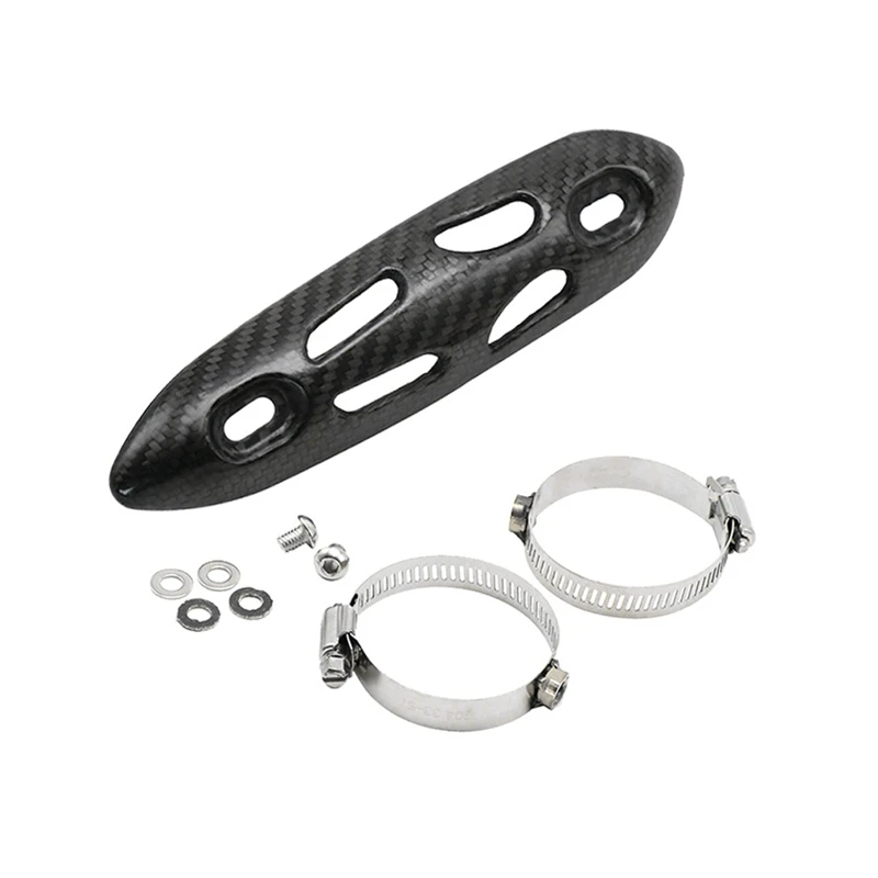 

Motorcycle Carbon Fiber Exhaust Muffler Pipe Heat Shield Cover Heel Guard for BMW HONDA YAMAHA SUZUKI KAWASAKI R1 R6 GSXR