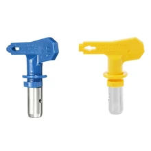 Top-2Pcs высокое устройство для безвоздушного распыления под давлением сопла синий 517 и желтый 417