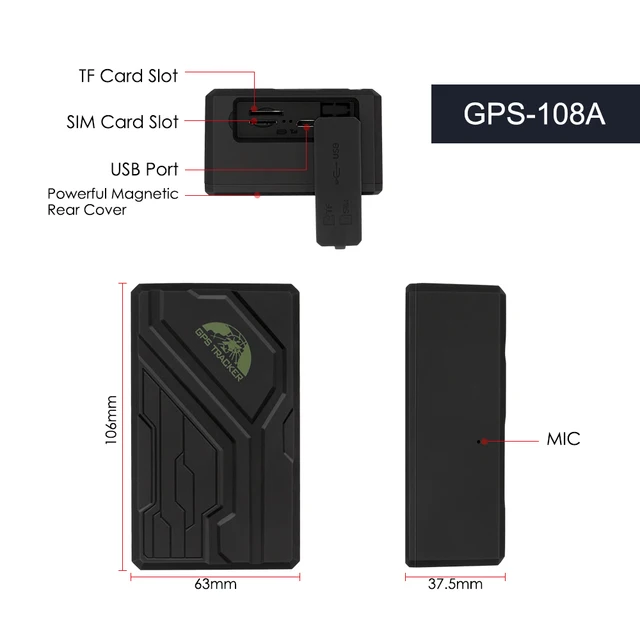 TK108 Long Time Standby GPS Vehicle Tracker GPS108 Coban, 51 OFF