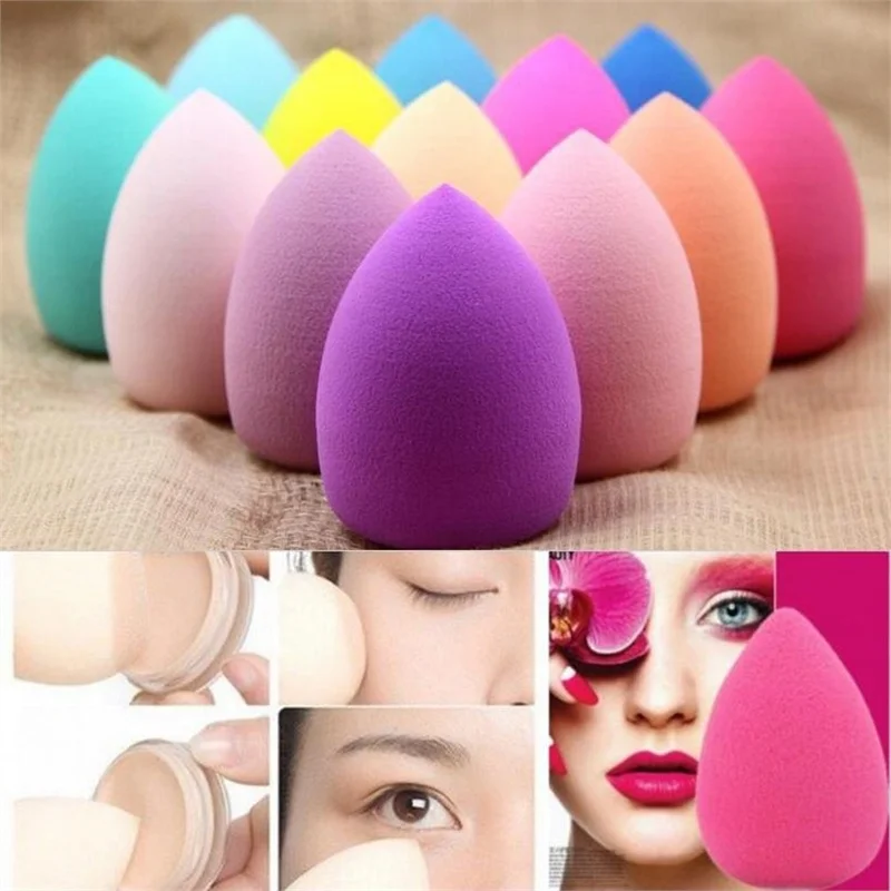 

Beauty Makeup Foundation Sponge Waterdrop Shape Cosmetic Puff Make Up Professional Base Powder Smooth Facial Puff