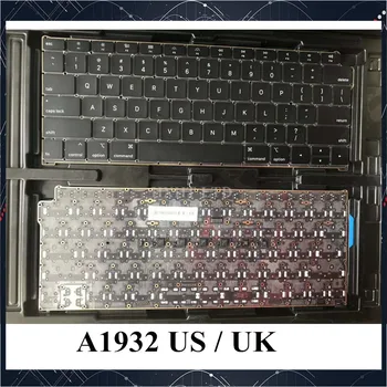 

NEW A1932 UK Keyboard For MacBook Air Ret 13.3" Retina A1932 UK US USA English Keyboard Replacement MRE82 EMC 3184 2018 YEAR