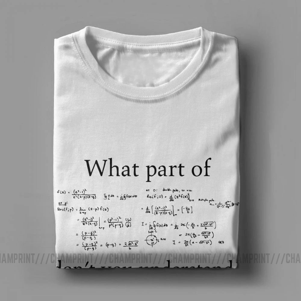What Part Don't You Survey Math, модные футболки для мужчин, с юмором, умник, короткий рукав, футболки, хлопок, футболка с круглым вырезом
